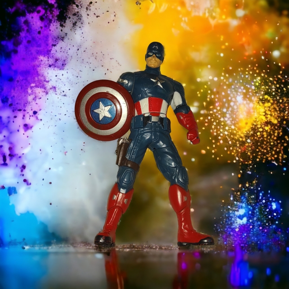 Captain America action figure~very collectible